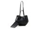 Lucky Bees Bolsa de Hombro 1274 Negro en CUERO DE POLIVINILO Elegante para Mujer